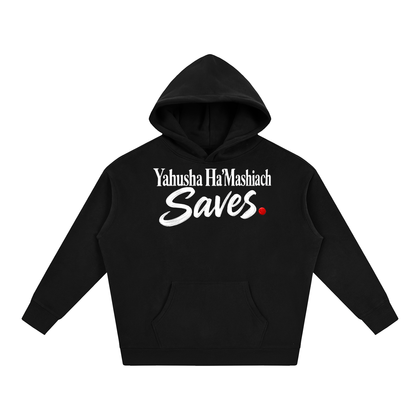 Yahusha Saves Oversized Fleeced Hoodie